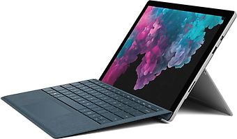 Microsoft Surface Pro 6 12,3" Intel Core i5 256GB SSD [Wi-Fi, inkl. kobaltblauem Keyboard Dock, Surface Pro 4-Type Cover] platin grau