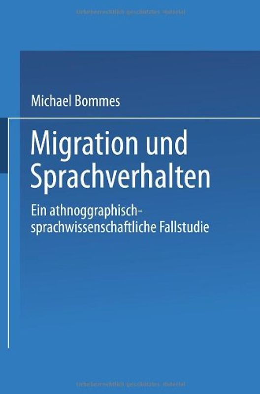 Migration und Sprachverhalten