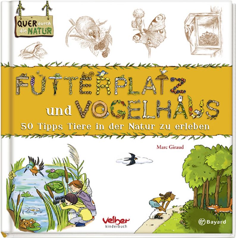 Futterplatz und Vogelhaus