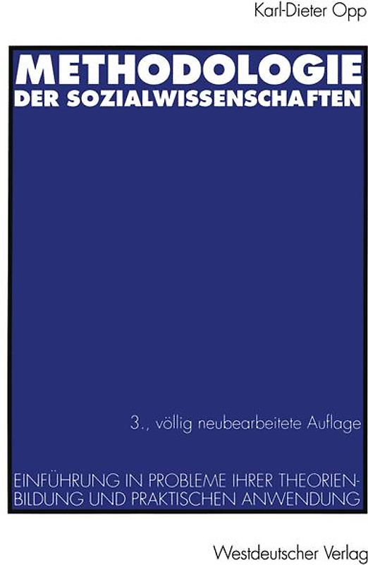 Methodologie der Sozialwissenschaften