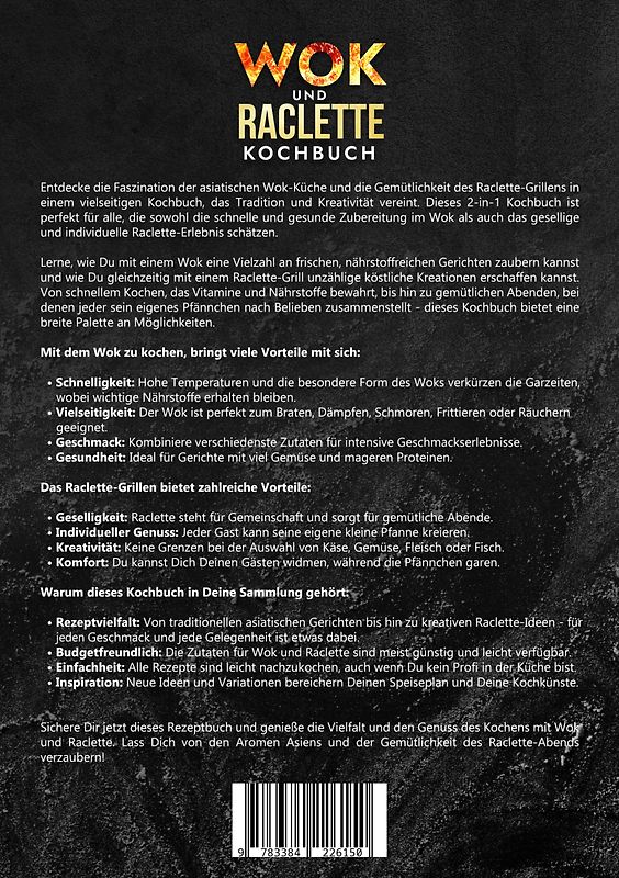 Wok und Raclette Kochbuch