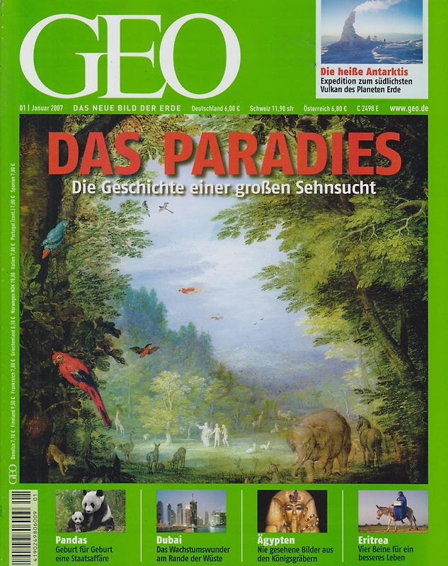 GEO Magazin 01/2007: Das Paradies - Die Geschichte einer großen Sehnsucht [Broschiert]
