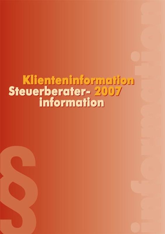 Klienteninformation 2007