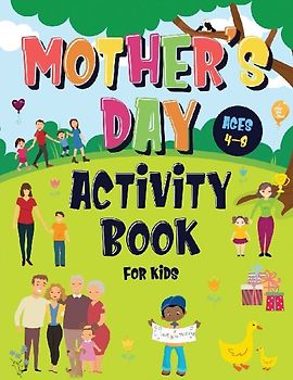 Mother's Day Activity Book for Kids Ages 4-8