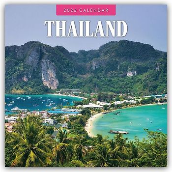 Thailand 2026 Square Wall Calendar