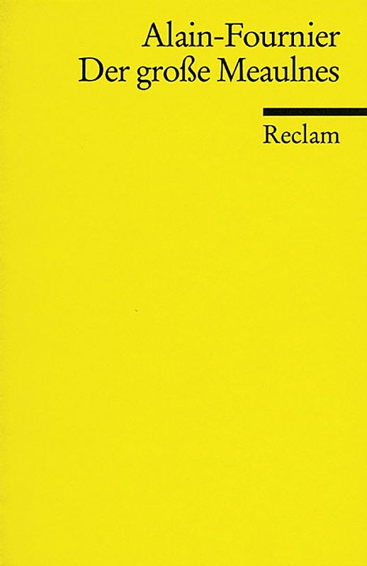 Der grosse Meaulnes