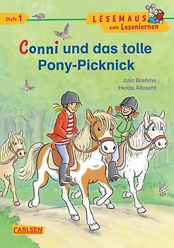 LESEMAUS zum Lesenlernen Stufe 1: VE 5 Conni und das tolle Pony-Picknick