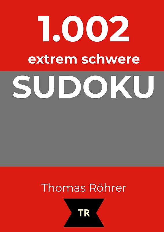 1.002er Sudoku extrem schwer