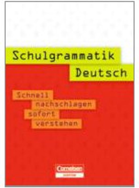Schulgrammatik Deutsch
