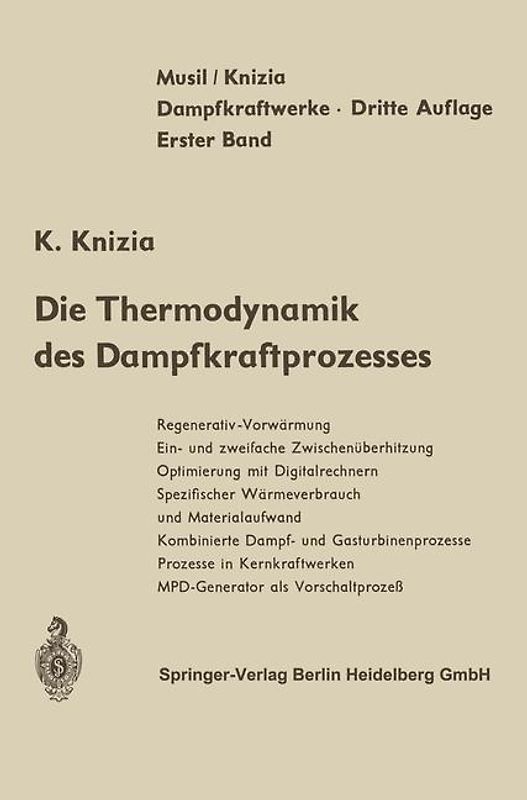 Die Thermodynamik des Dampfkraftprozesses
