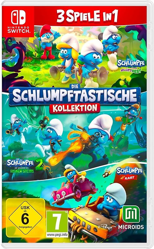 Die Schlumpftastische Kollektion - 3 Spiele in 1 Nintendo Switch