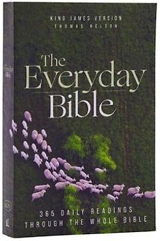 Kjv, the Everyday Bible, Paperback, Red Letter, Comfort Print