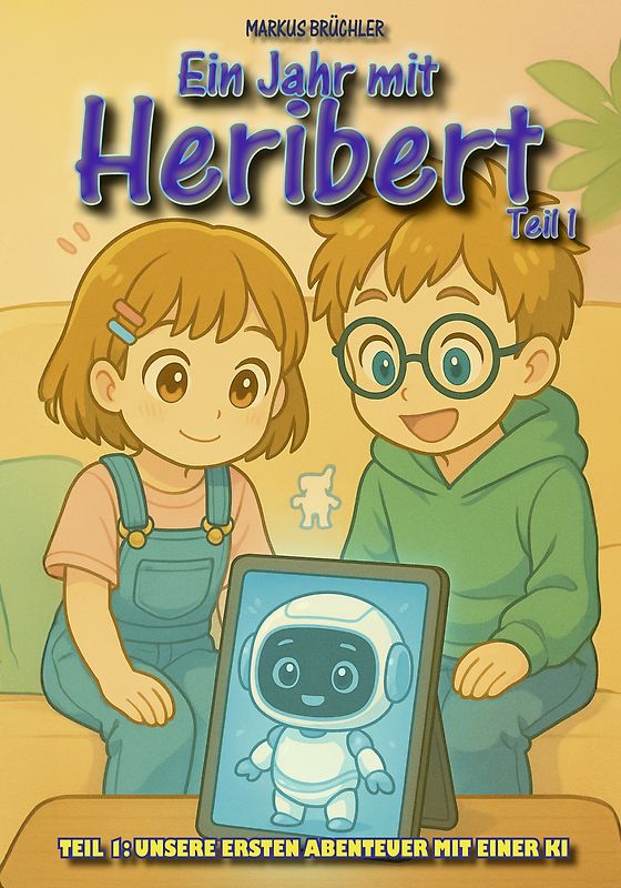 Ein Jahr mit Heribert Teil 1: Unsere ersten Abenteuer mit einer KI (Kinderbuch)