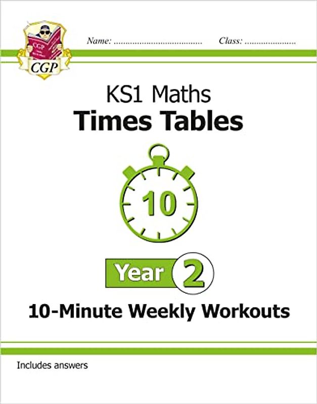 KS1 Year 2 Maths Times Tables 10-Minute Weekly Workouts