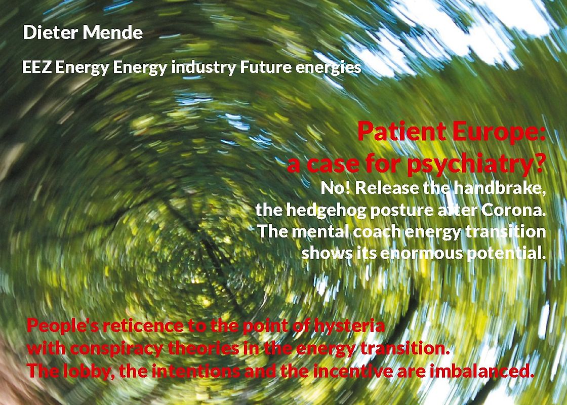 Patient Europe: a case for psychiatry? No! Release the handbrake, the hedgehog posture after Corona.