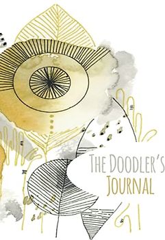 The Doodler's Journal: Grey college lined journal with aquarelle backgrounds for doodling (The Doodler's Books)