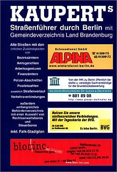 Kauperts Strassenführer durch Berlin, Ausgabe 2006