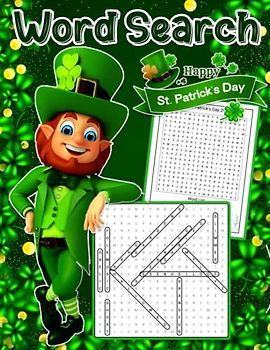St Patricks Day Word Search: Perfect st patricks day gifts for Adults And Kids, Large Print Word Search Puzzles with Solutions, st patricks day book ... celebration (funny word search for all ages).