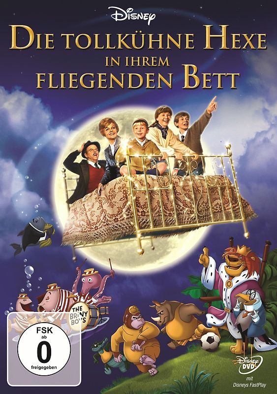 Die tollkühne Hexe in ihrem fliegenden Bett DVD