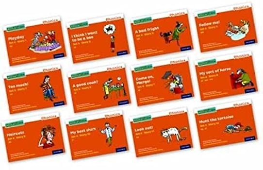 Read Write Inc - Phonics Set 4 Orange Story Books - Colour Pack of 12 (NC READ WRITE INC - PHONICS)
