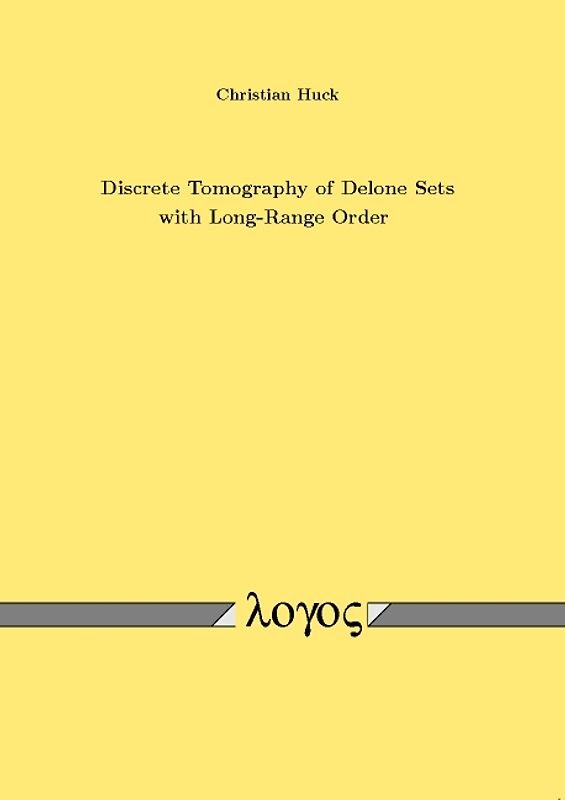 Discrete Tomography of Delone Sets with Long-Range Order