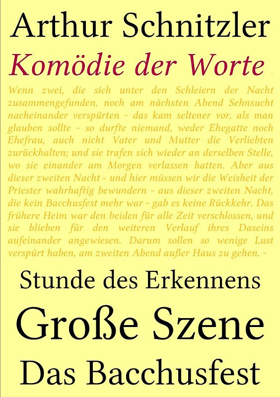 Komödie der Worte