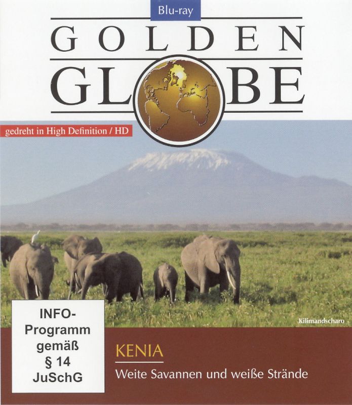 Kenia Weite Savannen und weiße Stände (1 Blu-ray, Länge: ca. 90 Min. / Reihe: Golden Globe) Blu-ray Disc