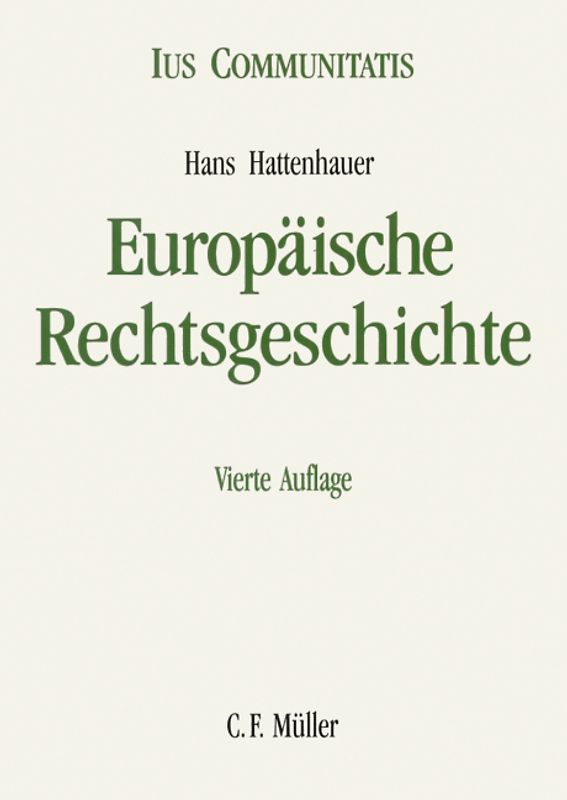 Europäische Rechtsgeschichte