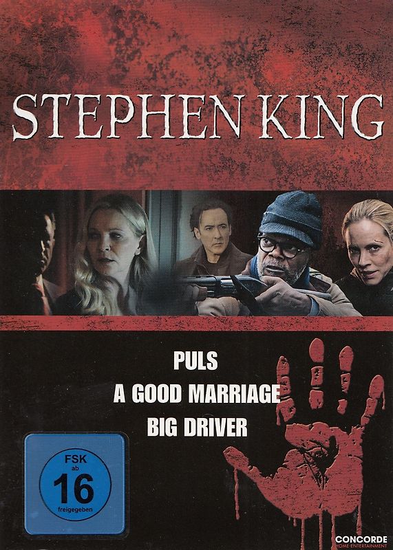 Stephen King - Puls / A Good Marriage / Big Driver [3 DVDs] DVD