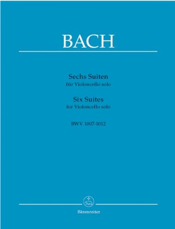 BACH - Suites (6) para Violoncello solo (Wenzinger) - BACH