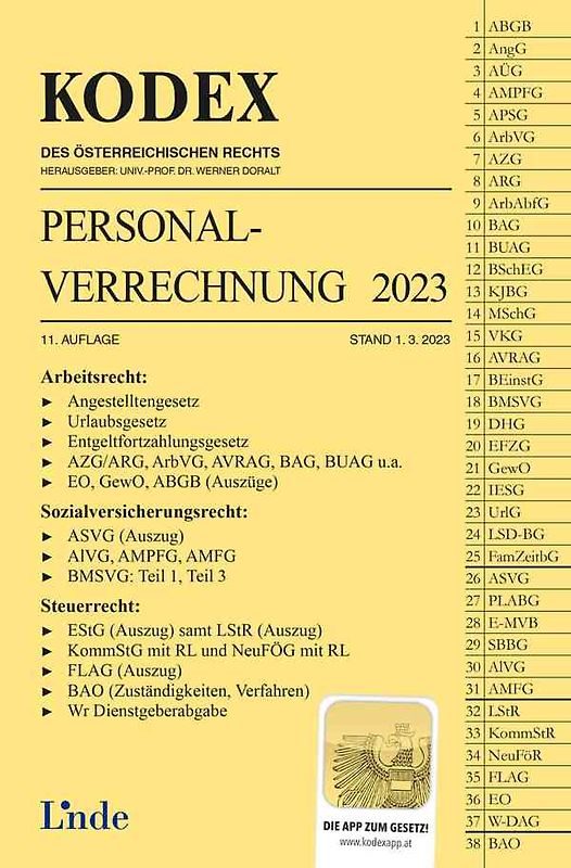 KODEX Personalverrechnung 2023