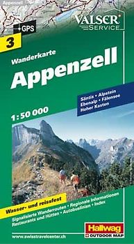 Appenzell Wanderkarte