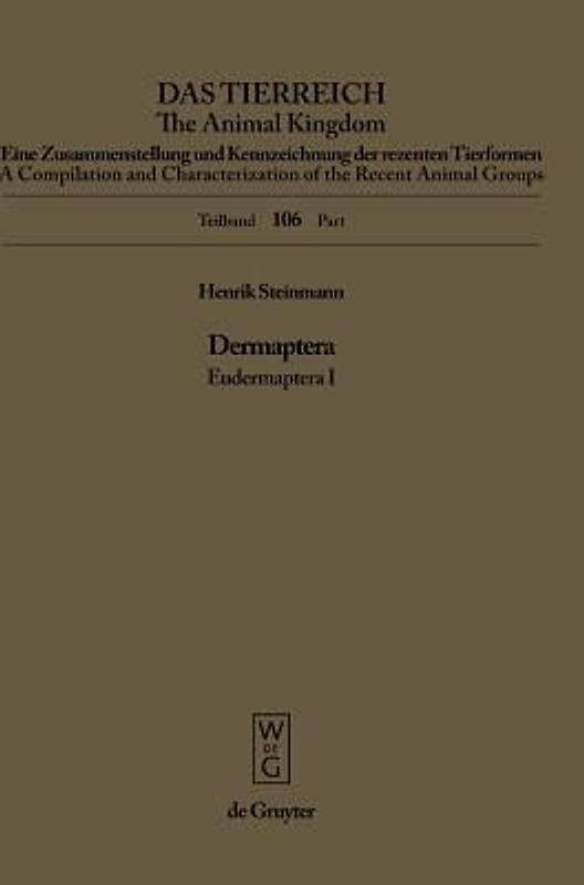 Dermaptera. Eudermaptera I