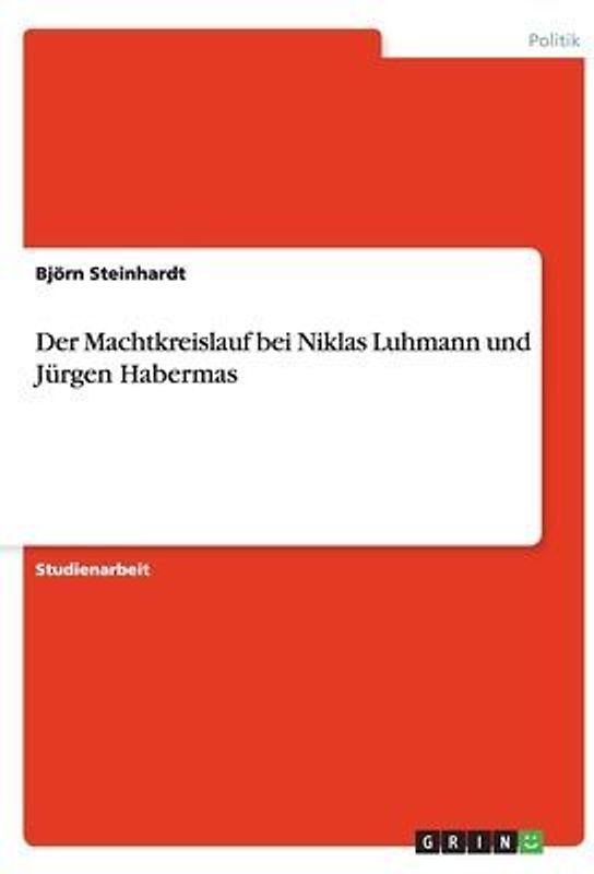 Der Machtkreislauf bei Niklas Luhmann und Jürgen Habermas