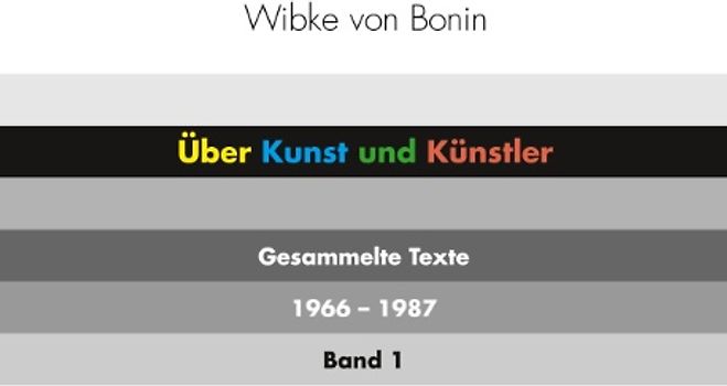 Über Kunst und Künstler Band 1