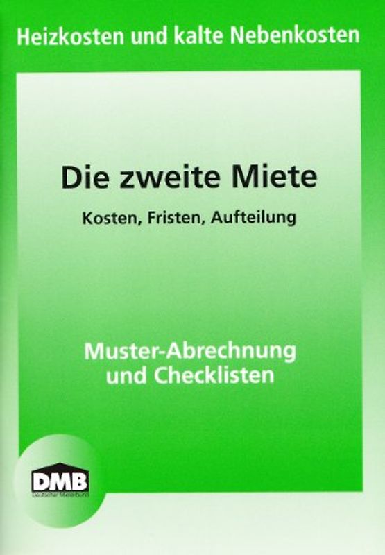 Die zweite Miete