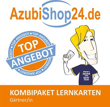 Kombi-Paket Gärtner Lernkarten