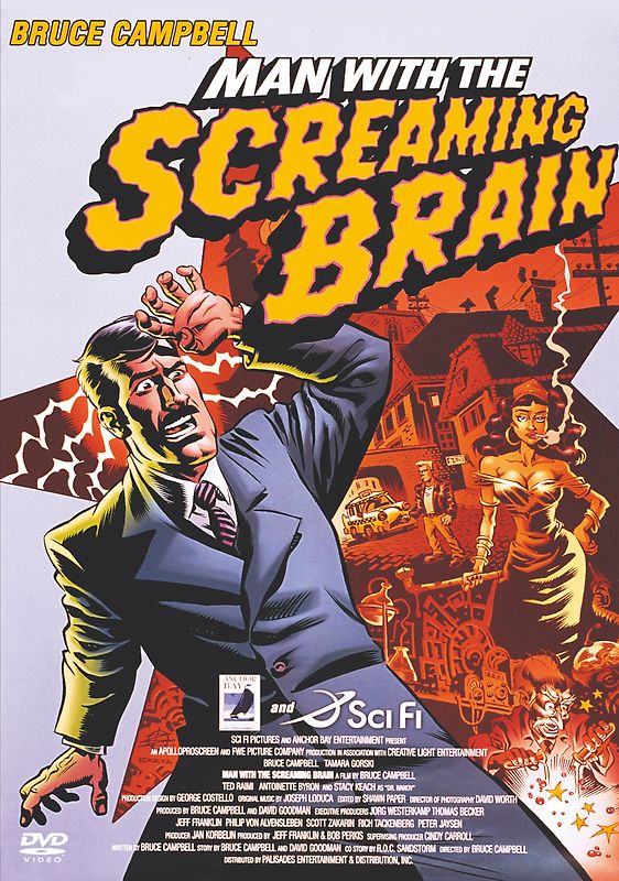 Man With The Screaming Brain DVD