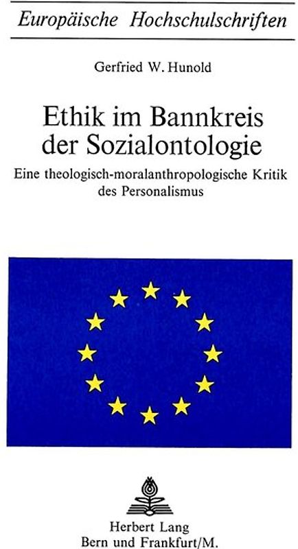 Ethik im Bannkreis der Sozialontologie