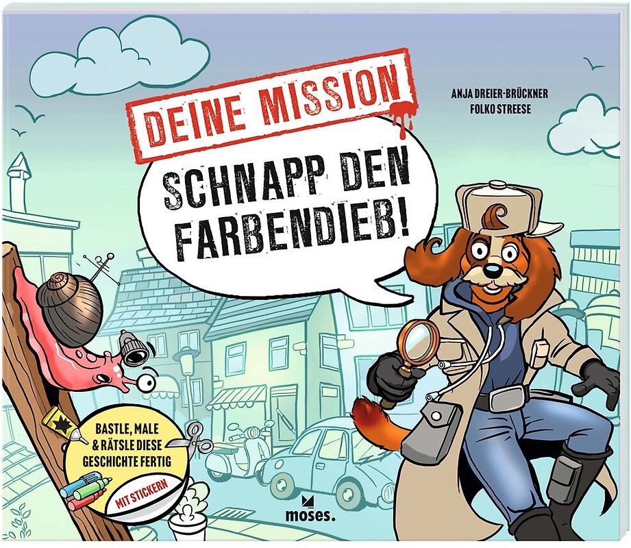 Deine Mission: Schnapp den Farbendieb!