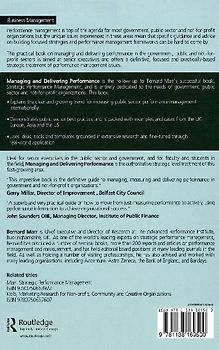 Managing and Delivering Performance