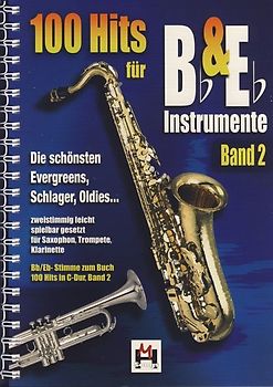 100 Hits für Bb/Eb-Instrumente Band 2