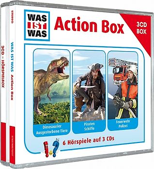 WAS IST WAS 3-CD-Hörspielbox. Actionbox