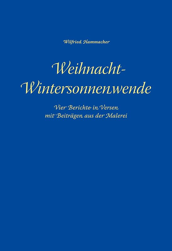 Weihnacht-Wintersonnenwende