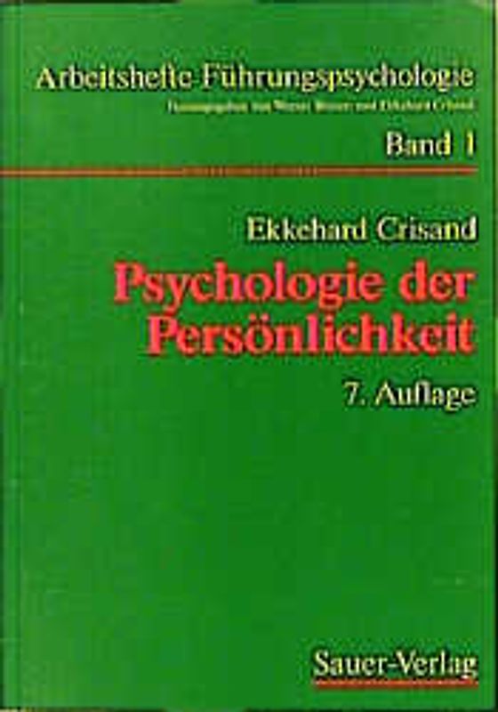Psychologie der Persönlichkeit. Eine Einführung