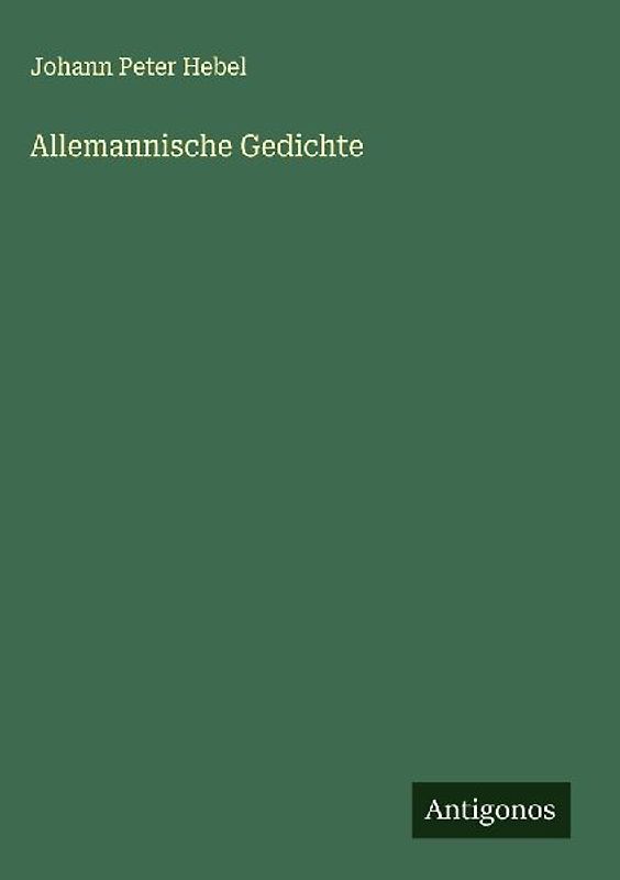 Allemannische Gedichte