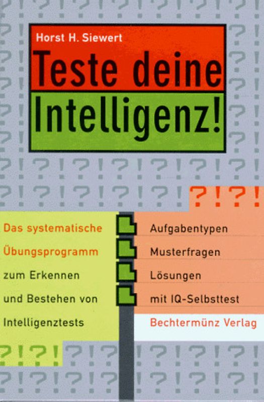 Teste deine Intelligenz!