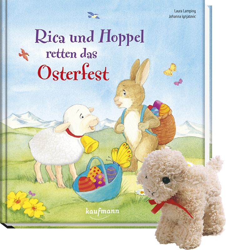 Rica und Hoppel retten das Osterfest mit Stoffschaf