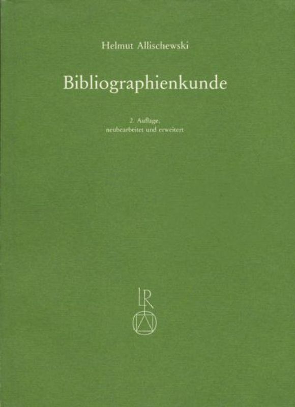 Bibliographienkunde