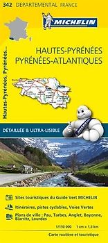 Carte Hautes-Pyrénées, Pyrénées-Atlantiques Michelin - Collectif Michelin